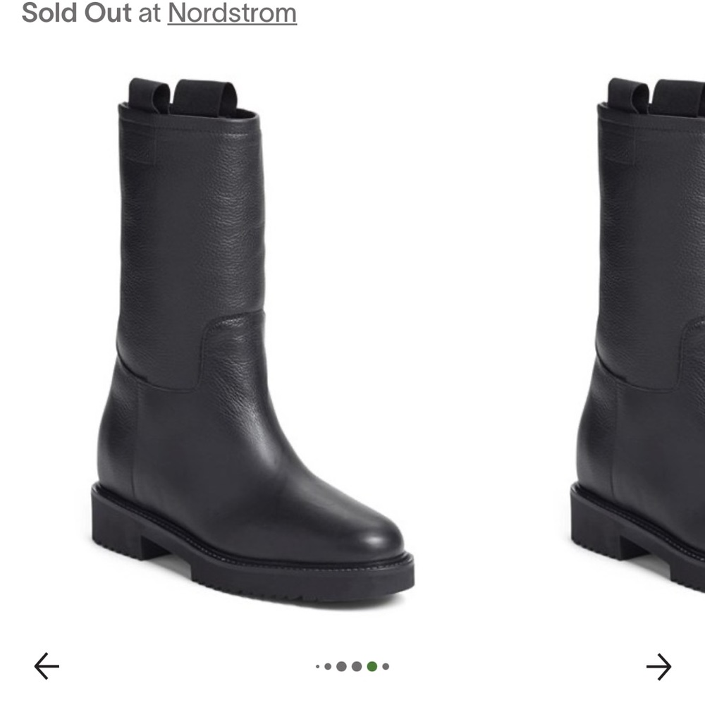 Euc Shearling Lined Leather Boot - image 1